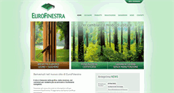 Desktop Screenshot of eurofinestra.it